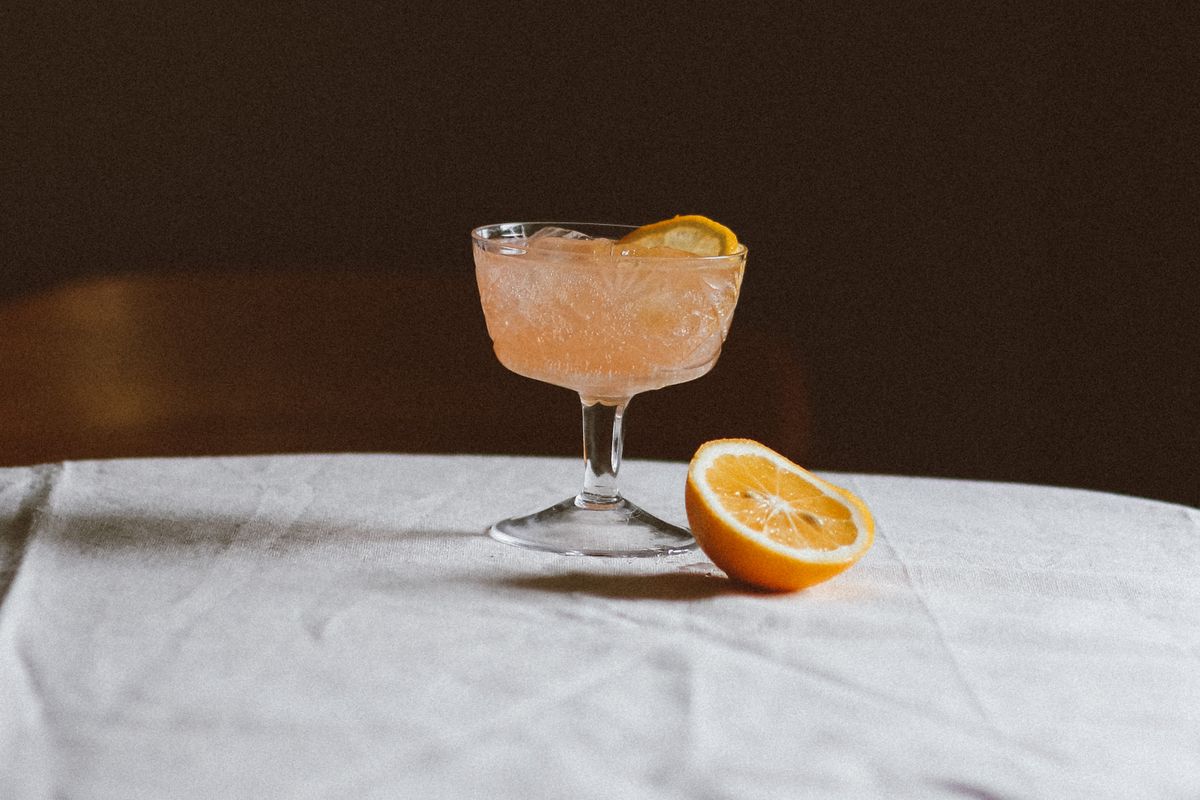 Amaretto Prosecco Spritz with Orange Bitters
