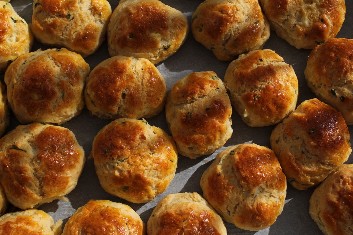 Apple Cheddar Bacon Biscuits