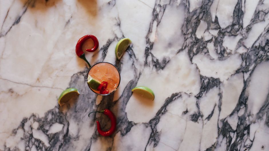 Raspberry Lime Tequila Fizz