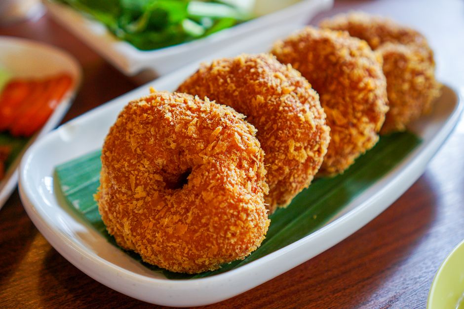 Shrimp and Scallop Fritters with Old Bay Seasoning